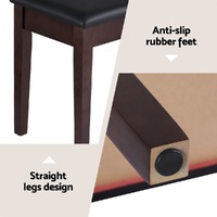 Alpha Piano Bench Stool with Storage Wooden PU Leather thumbnail