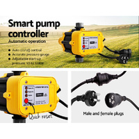 Giantz Peripheral Water Pump Garden Boiler Car Wash Electric Irrigation QB60 Yellow thumbnail