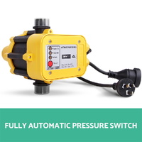 Giantz Peripheral Water Pump Garden Boiler Car Wash Auto Irrigation QB80 Yellow thumbnail