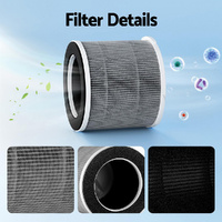 Devanti Air Purifier 3-layer HEPAh11 Filter Home Freshener Carbon PM2.5 Remover thumbnail