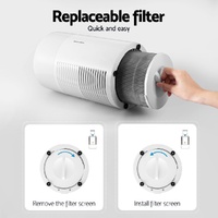 Devanti Air Purifier HEPA Filter Home Purifiers Dust Sensor PM2.5 Remover thumbnail