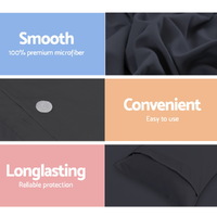 Giselle Bedding Quilt Cover Set Classic Black King thumbnail