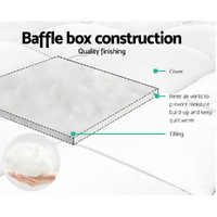 Giselle Bedding 800GSM Microfibre Bamboo Quilt King thumbnail