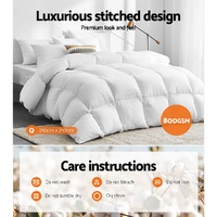Giselle Bedding 800GSM Goose Down Feather Quilt Queen thumbnail