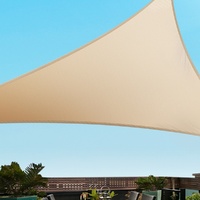 Instahut Shade Sail Cloth Shadecloth Triangle Sun Canopy 3.6x3.6x3.6M thumbnail