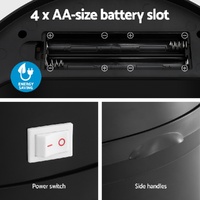 Devanti Sensor Bin Motion Rubbish Bins Kitchen Automatic Trash Can Black 9L thumbnail