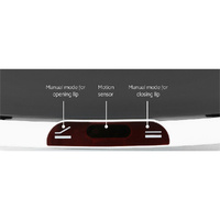Devanti 9L Motion Sensor Bin Rubbish Automatic Ash Black thumbnail