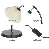 Artiss Floor Lamp LED Light Stand Modern Home Living Room Office Reading White thumbnail