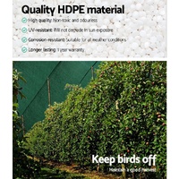 Instahut 50% Shade Cloth 3.66x10m Shade Cloth Sail Heavy Duty Shadecloth Garden Mesh Roll Green thumbnail