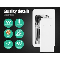 Cefito 8'' Rain Shower Head Wall Arm Square High Pressure Mixer Tap Chrome thumbnail