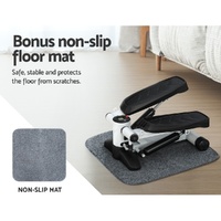 Everfit Mini Stepper with Resistance Rope Aerobic Trainer 150KG White thumbnail