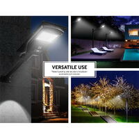 Leier 80 LED Solar Street Light 90W Flood Motion Sensor Remote Outdoor Wall Lamp x2 thumbnail
