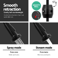 Cefito Kitchen Mixer Tap Pull Down 2 Modes Sink Faucet Basin Laundry Black thumbnail