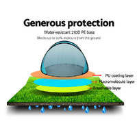 Weisshorn Pop Up Beach Tent Camping Portable Sun Shade Shelter Fishing thumbnail