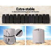 Seamanship Boat Cover 21-23ft Trailerable Jumbo Marine 600D Heavy Duty Grey thumbnail