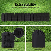 Seamanship Boat Cover 25-27ft Trailerable Jumbo Marine 600D Heavy Duty Black thumbnail