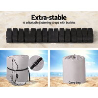 Seamanship Boat Cover 25-27ft Trailerable Jumbo Marine 600D Heavy Duty Grey thumbnail