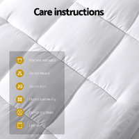 Giselle Bedding Mattress Topper Pillowtop Bamboo Cot thumbnail