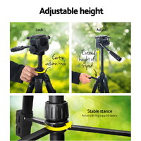 Weifeng Professional Camera Tripod Stand Mount DSLR Travel Adjustable 62-160cm Black thumbnail