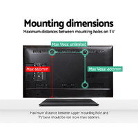 Artiss TV Stand Mount Bracket for 32"-65" Universal Pedestal Tabletop Desktop thumbnail