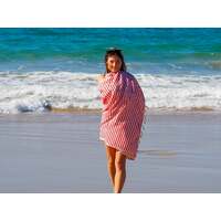 PORTSEA TURKISH COTTON TOWEL - CHERRY thumbnail