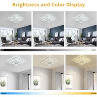 Modern LED Ceiling Light Dimmable with Remote Control thumbnail