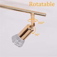 Modern 4-Light Track Lighting Kit LED (Gold) thumbnail