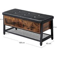 2 Tier Shoe Storage Bench thumbnail