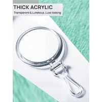 Double-Sided 1X/10X Magnifying Foldable Makeup Mirror for Handheld, Table and Travel Usage thumbnail