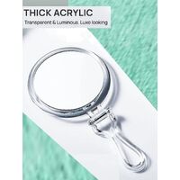Double-Sided 1X/20X Magnifying Foldable Makeup Mirror for Handheld, Table and Travel Usage thumbnail