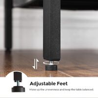 End Table Industrial Side Table Mesh Shelves thumbnail