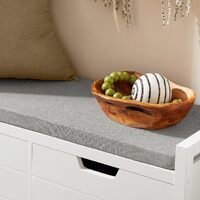 Shoe Bench Shoe Rack Cabinet Hallway, White thumbnail