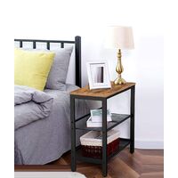 2-Tier Shoe Rack, Industrial Shoe Organizer Storage Bench thumbnail