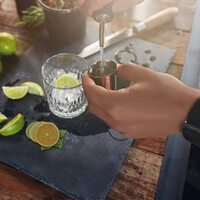Cocktail Shaker Set Bartender Kit with Bamboo frame and 12 Pieces Stainless Steel Bar Tool Set thumbnail