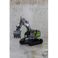1:18 Scale 13-Channel Alloy Remote Control Excavator Construction Vehicle with Lights, Sound and Steam thumbnail