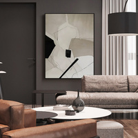 Wall Art 70cmx100cm Modern Abstract 3 Sets Black Frame Canvas thumbnail