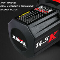 X-BULL Electric Winch 12V Synthetic Rope Wireless 14500LB Remote 4X4 4WD Boat thumbnail