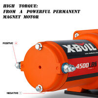 X-BULL Electric Winch 12v Synthetic Rope 4500LBS Wireless Remote ATV UTV 2041KG thumbnail