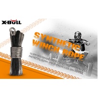 X-BULL Winch Rope 5.5mm x 13m Dyneema Synthetic Rope Tow Recovery Offroad 4wd4x4 thumbnail