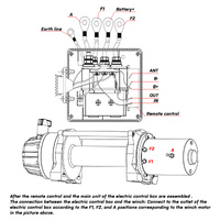 X-BULL Winch Solenoid Relay Wiring Controller 500A 12V and 150ft Wireless Remote thumbnail