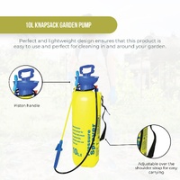 10L Pressure Sprayer - Knapsack Garden Pump For Liquids - Yard Weed Plants thumbnail