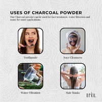 2Kg Activated Carbon Powder Coconut Charcoal - Teeth Whitening + Skin thumbnail