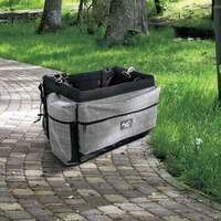 Small Dog Bicycle Mount Bag - Pet Travel Carrier Basket - Bike Riding Seat thumbnail