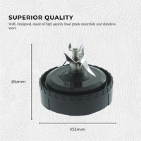 For Nutri Ninja Extractor Blade - 7 Fin Connection Replacement Blender Parts thumbnail