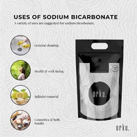 5Kg Sodium Bicarbonate - Food Grade Bicarb Baking Soda Hydrogen Carbonate Powder thumbnail