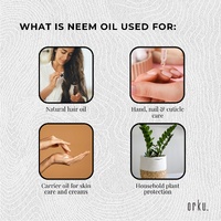 Orku 30ml Organic Neem Seed Oil - Debitterised Cold Pressed Azadirachtin Indica thumbnail