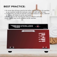 8L UV Steriliser Box Beauty Equipment Sanitising Salon Nail Tools Sterilizer thumbnail
