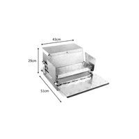 9kg Automatic Chook Chicken Feeder Poultry Auto Treadle Aluminium Metal Feeders thumbnail