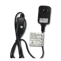 12V 12W Heart Himalayan Pink Salt Lamp Carved Rock Crystal Light Bulb On/Off Switch thumbnail