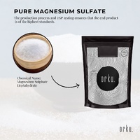100g USP Epsom Salt Pharmaceutical Grade - Magnesium Sulfate Body Bath Salts thumbnail